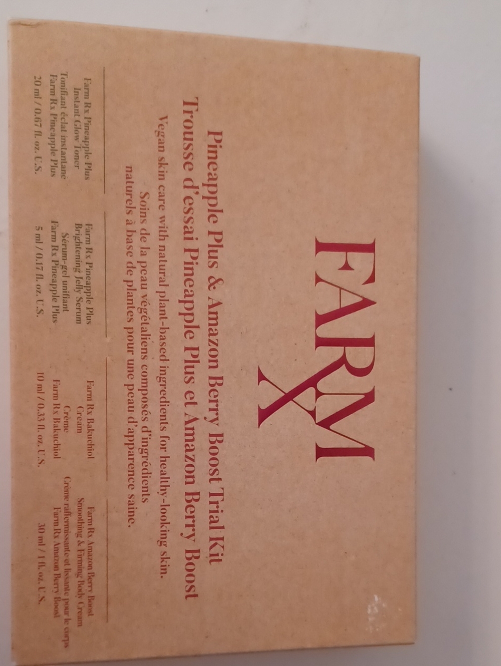Pineapple Plus & Amazon Berry Boost Trial Kit Farmrx Avon Farm Rx
